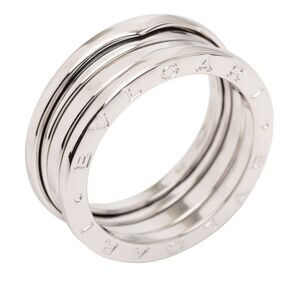 Bvlgari B-zero1 Ring #60 18K White Gold White Gold Men's Bvlgari